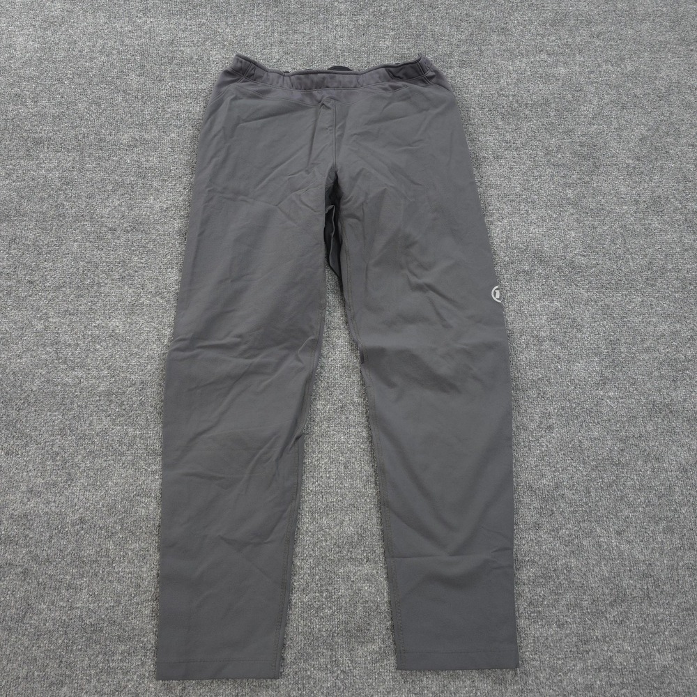 Novara Pants Mens Large Gray‎ Headwind Softshell Thermal Cycling Reflective Zip